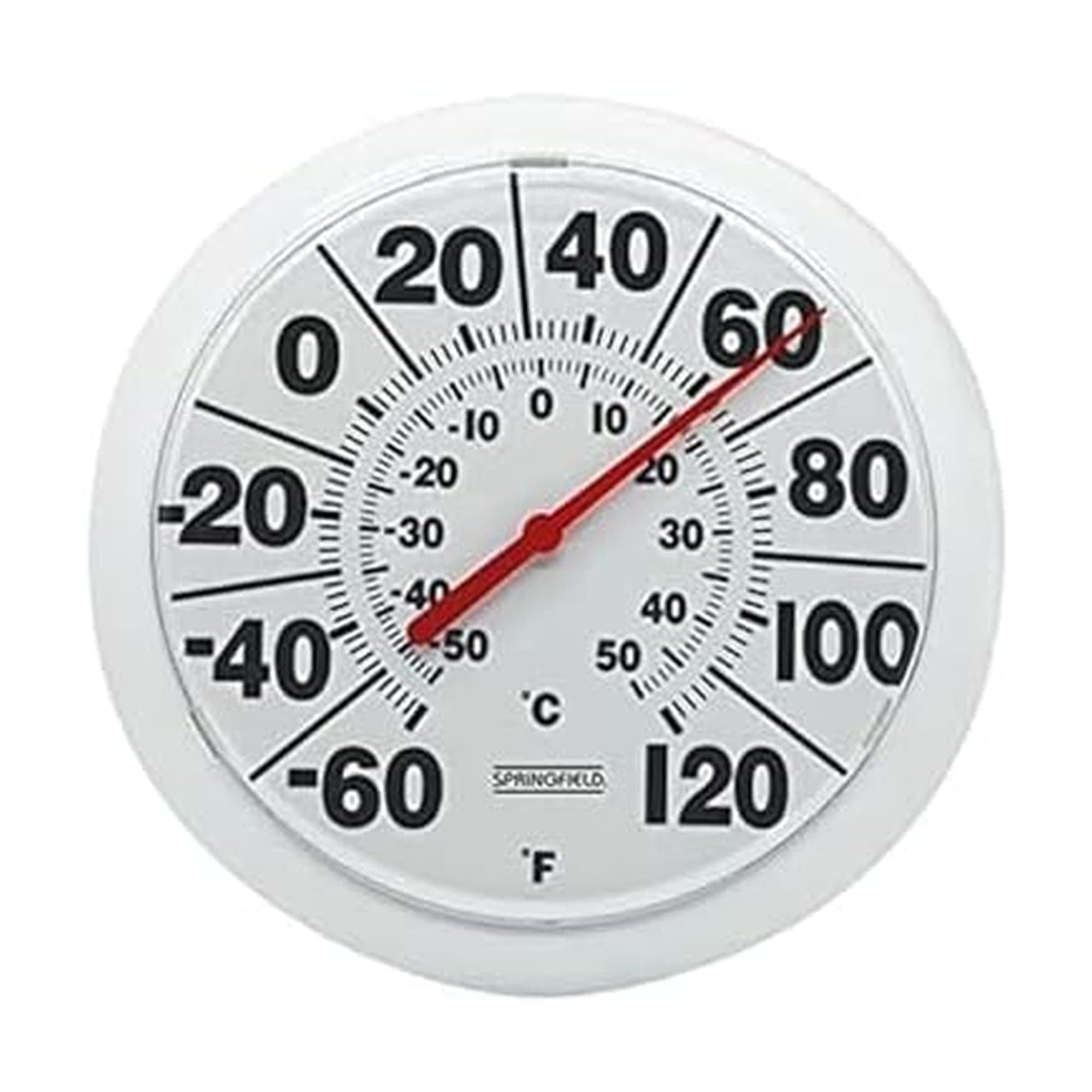 Springfield Indoor/Outdoor Thermometer (8-Inch)
