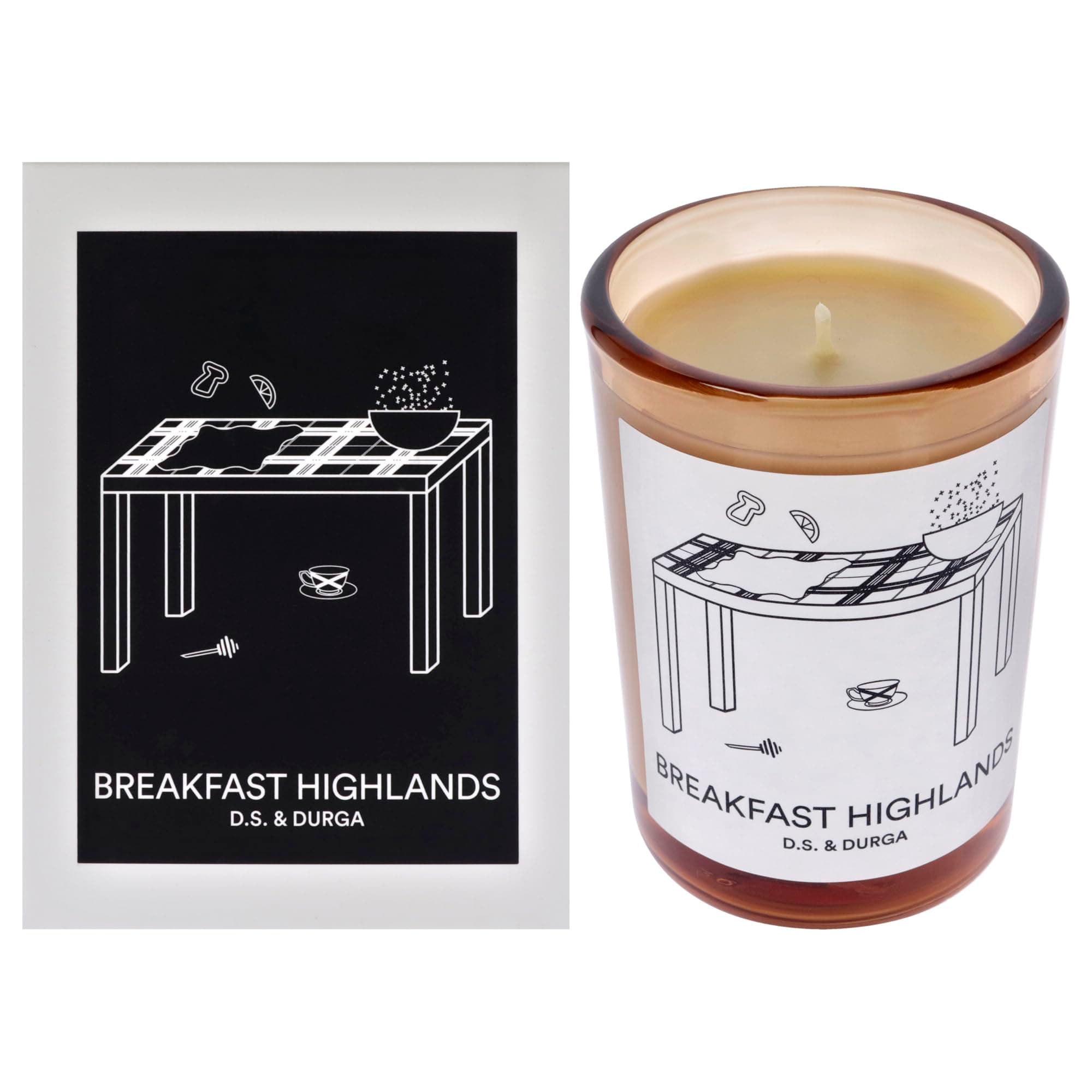 D.S. & Durga Breakfast Highlands by DS & Durga for Unisex - 7 oz Candle