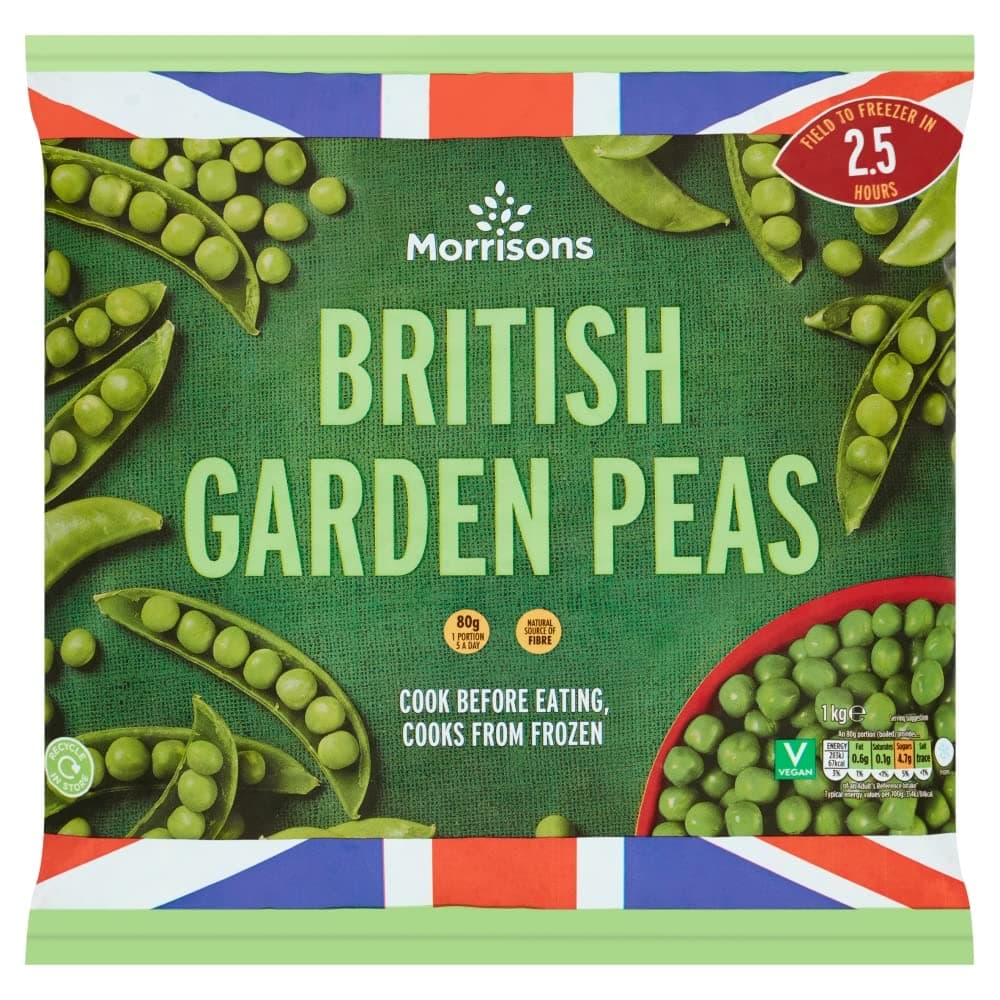 MORRISONS Garden Peas 1kg