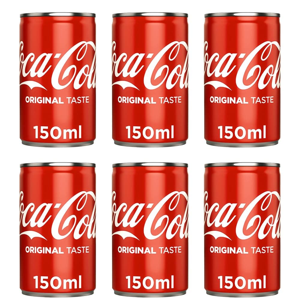 Mini Soft-Drink Cans 150ml Stunning In Exciting Pack of 6 To Satisfy Your Soda Cravings Sold By VR Angle