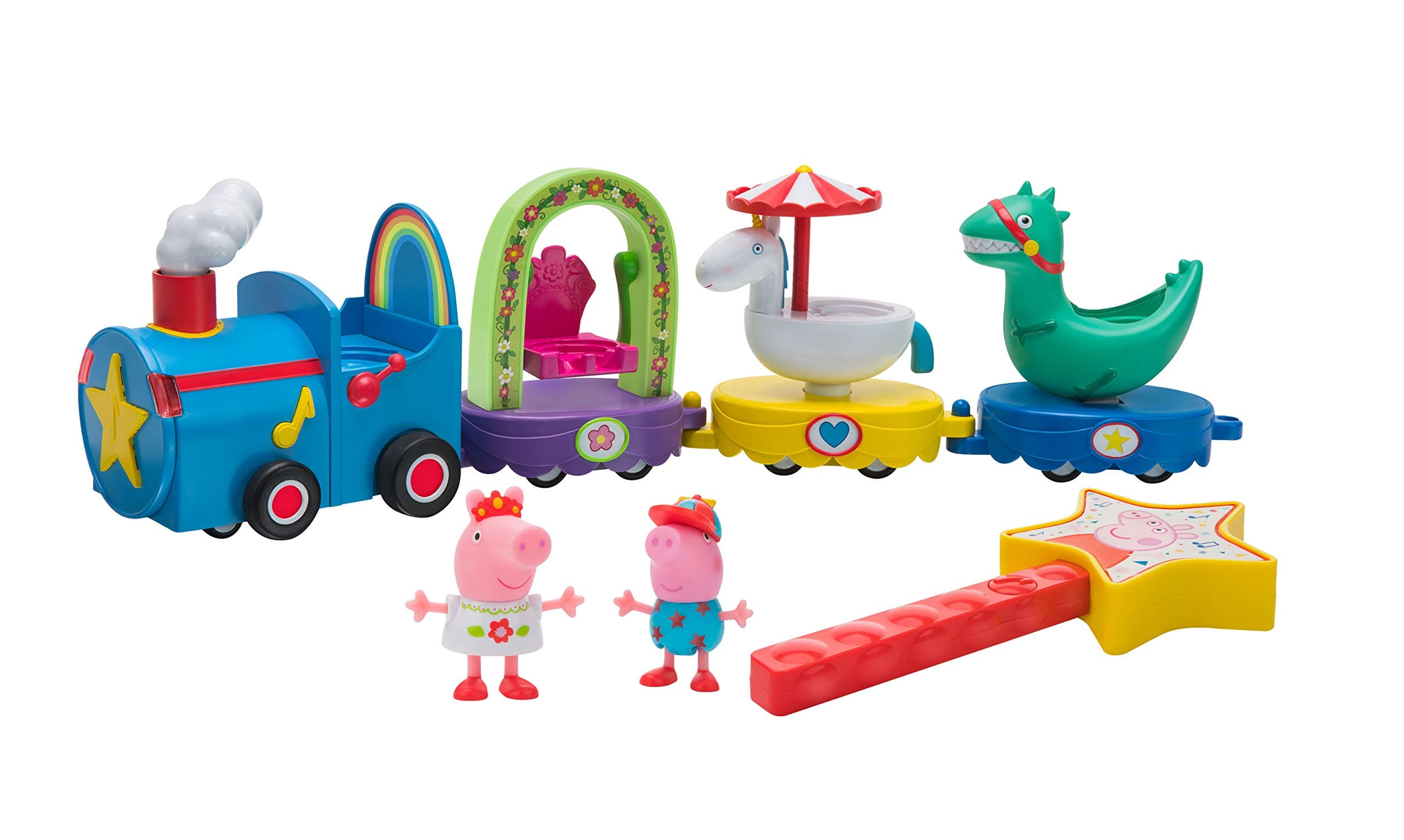 Jazwares Peppa Pig Magical Parade Train Set