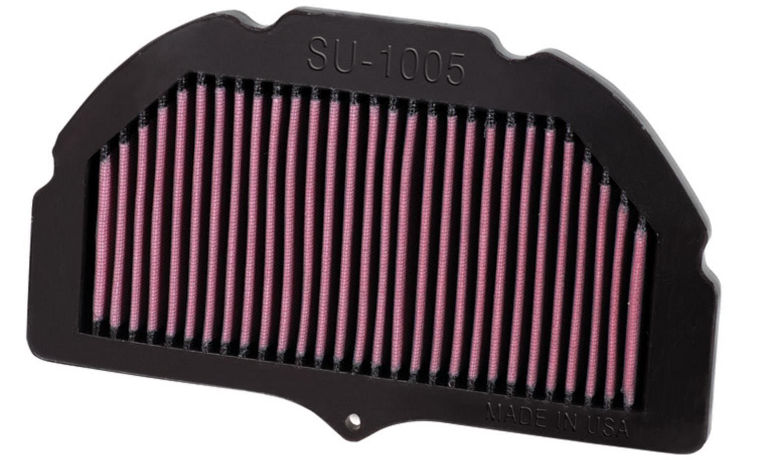High-Flow Original Lifetime Engine Air Filter: Increase Power & Accerlation, Washable, Premium, Replacement Air Filter: Compatible with 2005-2008 Suzuki: GSXR1000, SU-1005