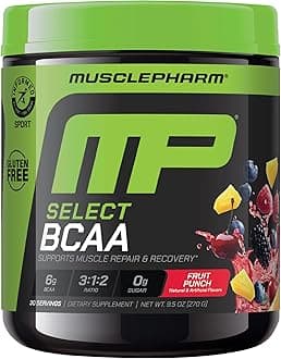MusclePharm Essentials BCAA Powder - Pack of 30 Servings (Fruit Punch)