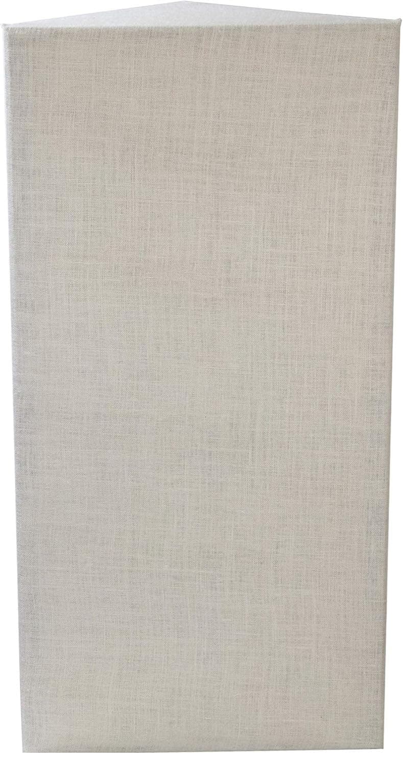 Corner Bass Trap, Low Frequency Range, NRC 1.40, 24" x 48" x 13" (Ivory)