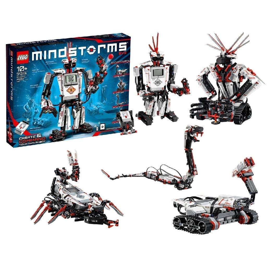 MINDSTORMS EV3 31313 Robot Kit with Remote Control for Kids, Educational STEM Toy for Programming and Learning How to Code (601 Pieces)