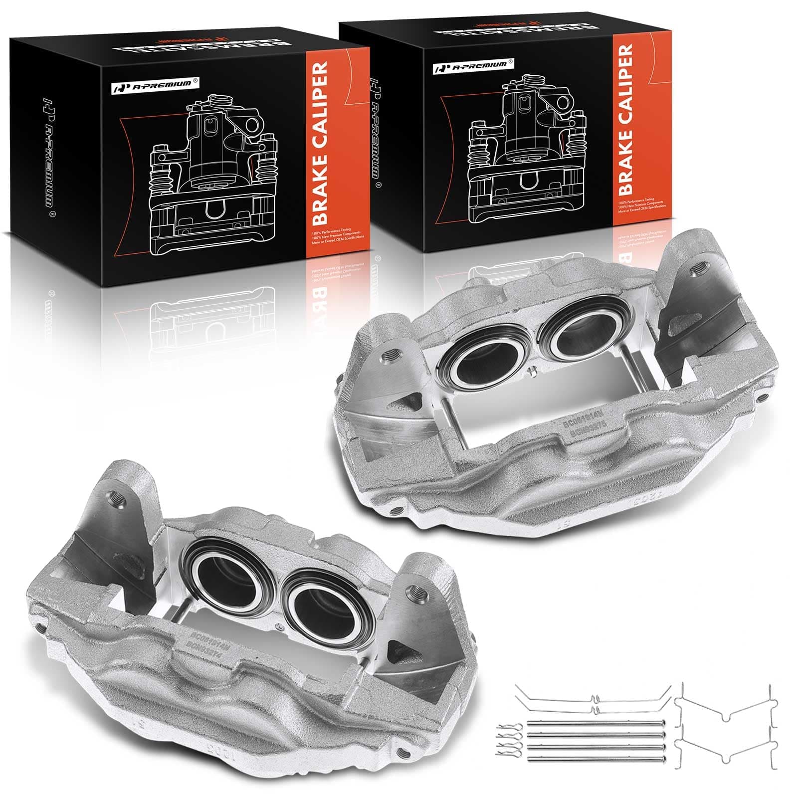 A-Premium Front Disc Brake Caliper Assembly Compatible with Toyota Models - Sequoia 2008-2015, Tundra 2007-2015