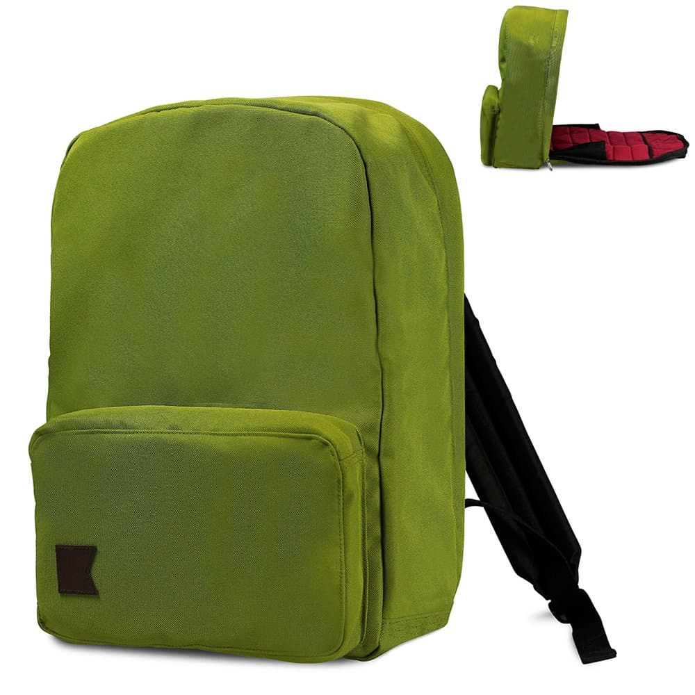 Kishu Anti Theft Minimalist Backpack (Apple Green)