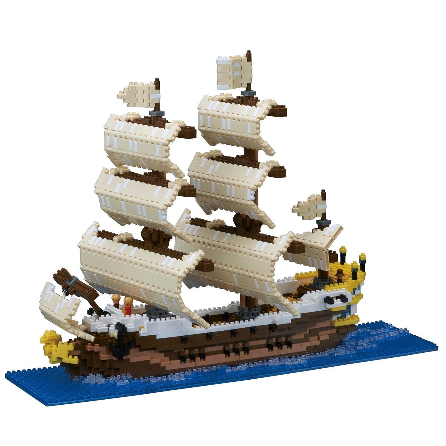 Nanoblock Sailing Ship Building Set (2490 Piece)
