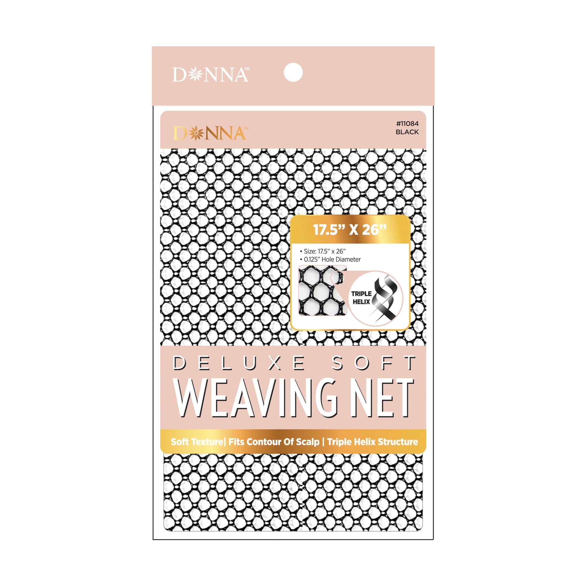 Donna Delux Weaving Net Black, 1 Pound