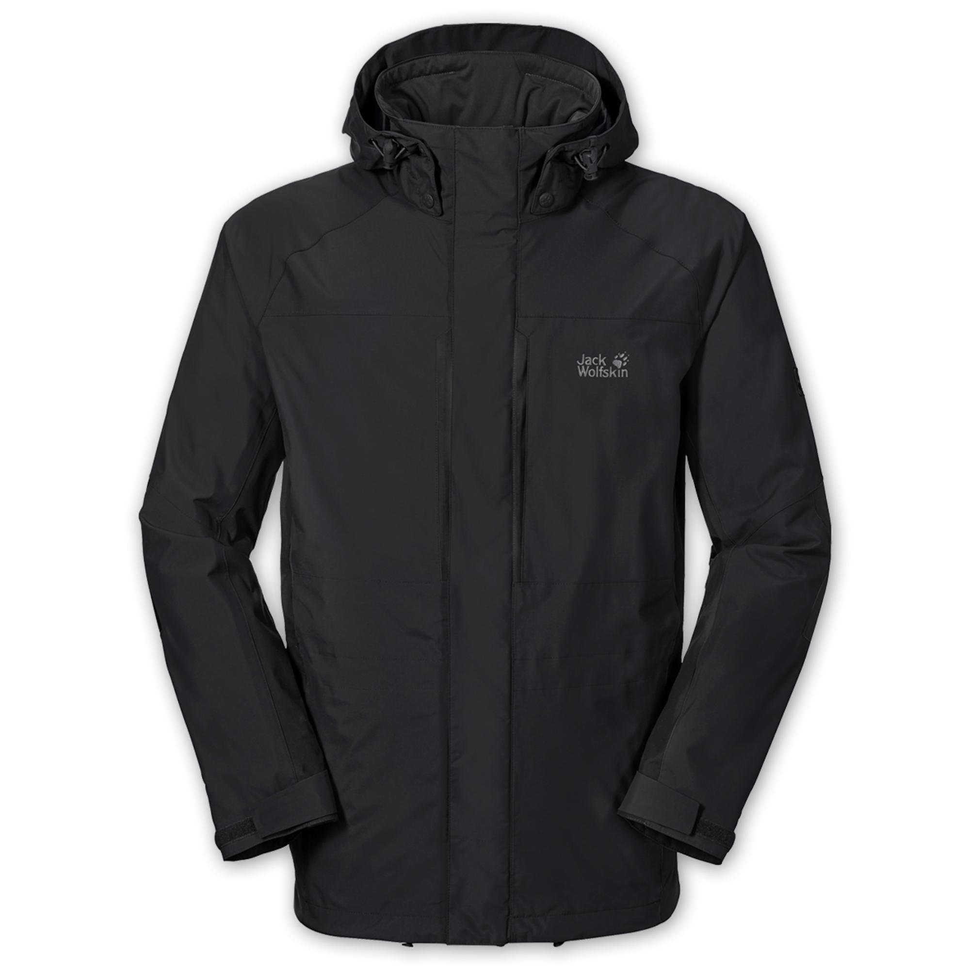 Jack Wolfskin Mens Brooks Range Jacket Black L