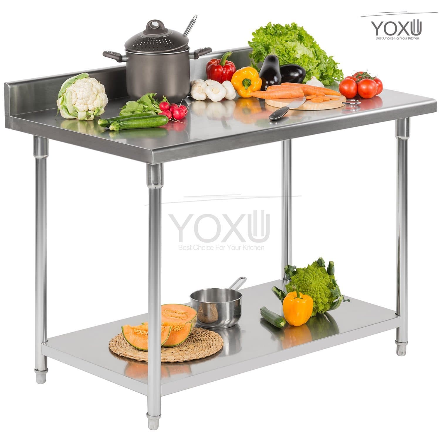 Plan of Work Work Bench Table Professional Stainless Steel Kitchen Catering 800x700x850