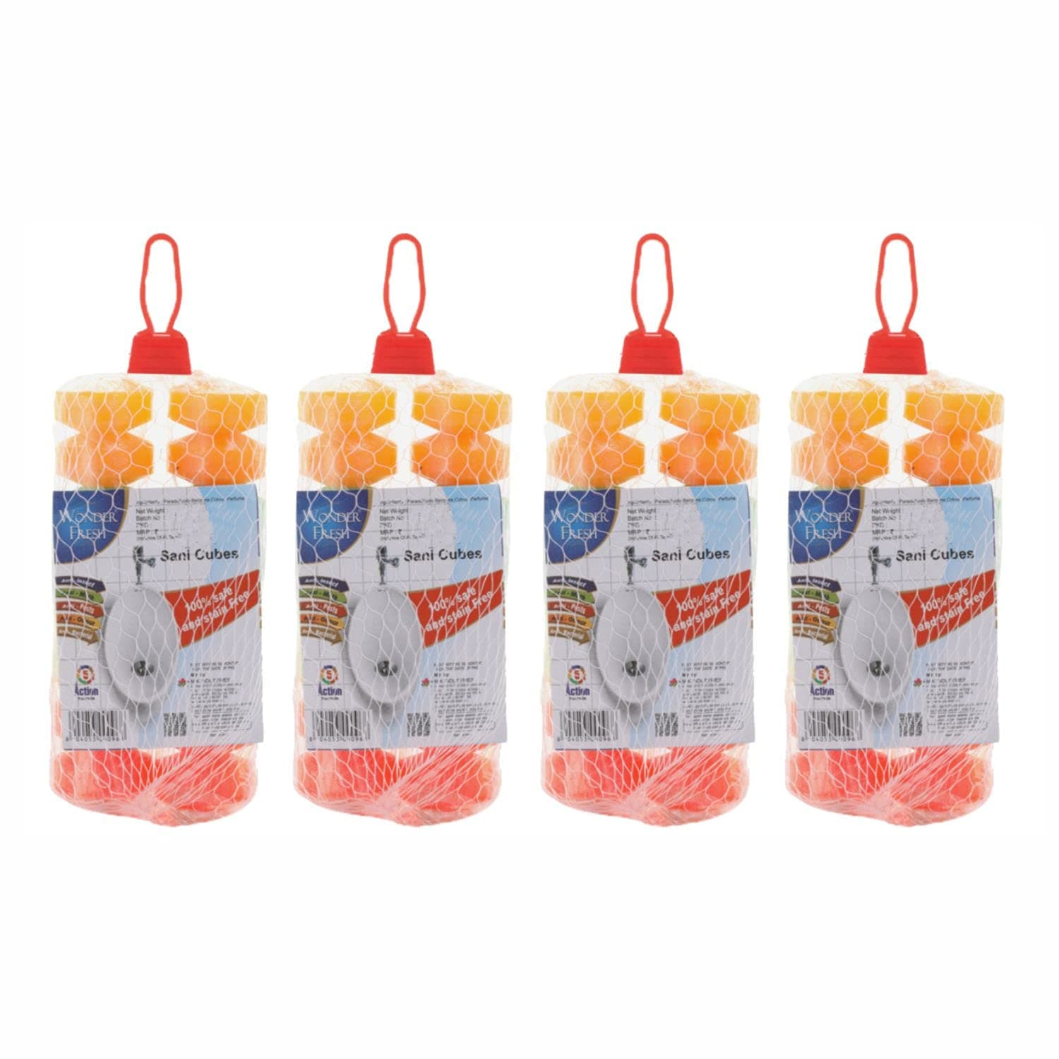 Urinal Cubes | Sani Cubes | Urinal Balls 200 g Each - Pack of 4