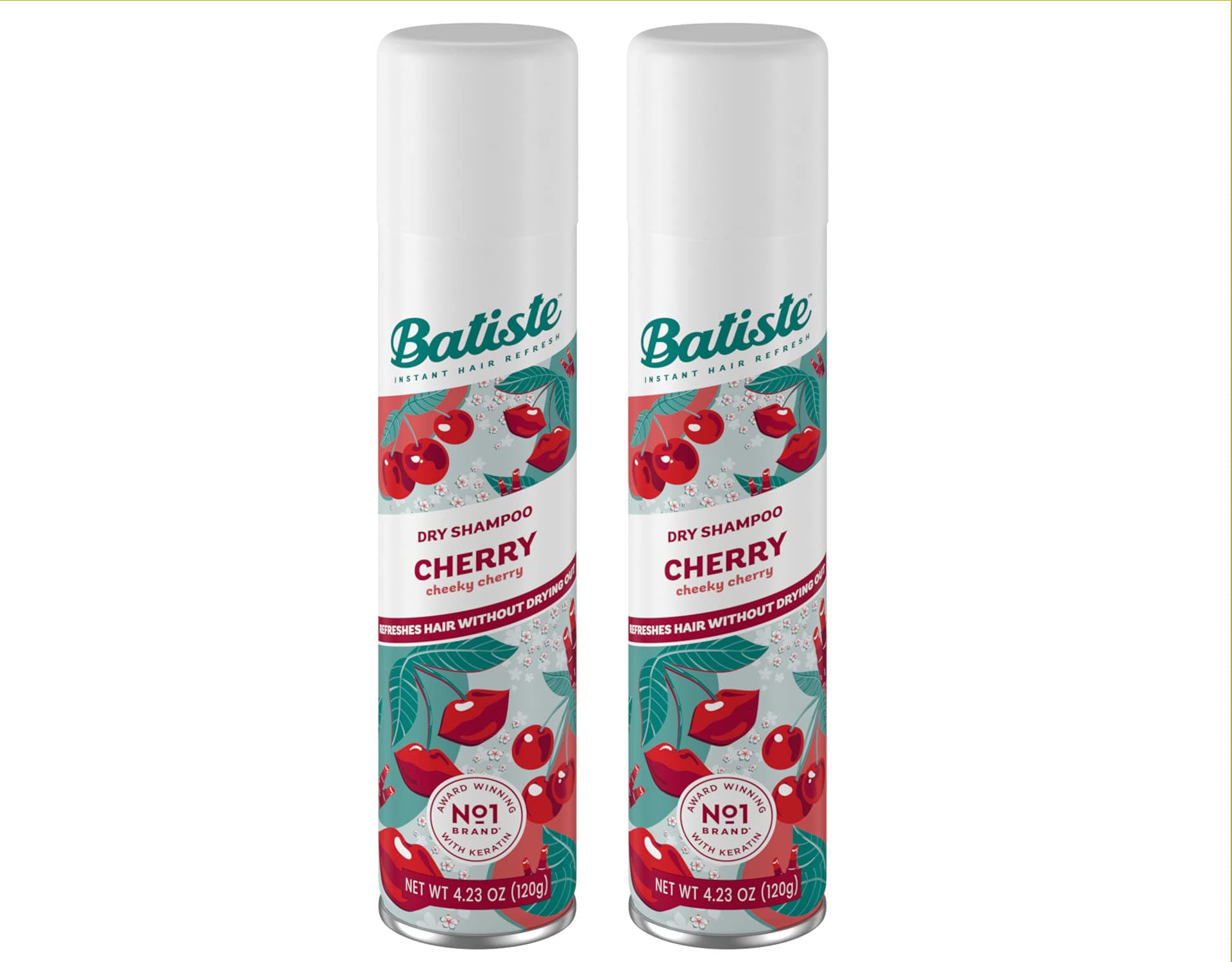 Batiste Dry Shampoo, Cherry, 6.73 Ounce (2 Pack)