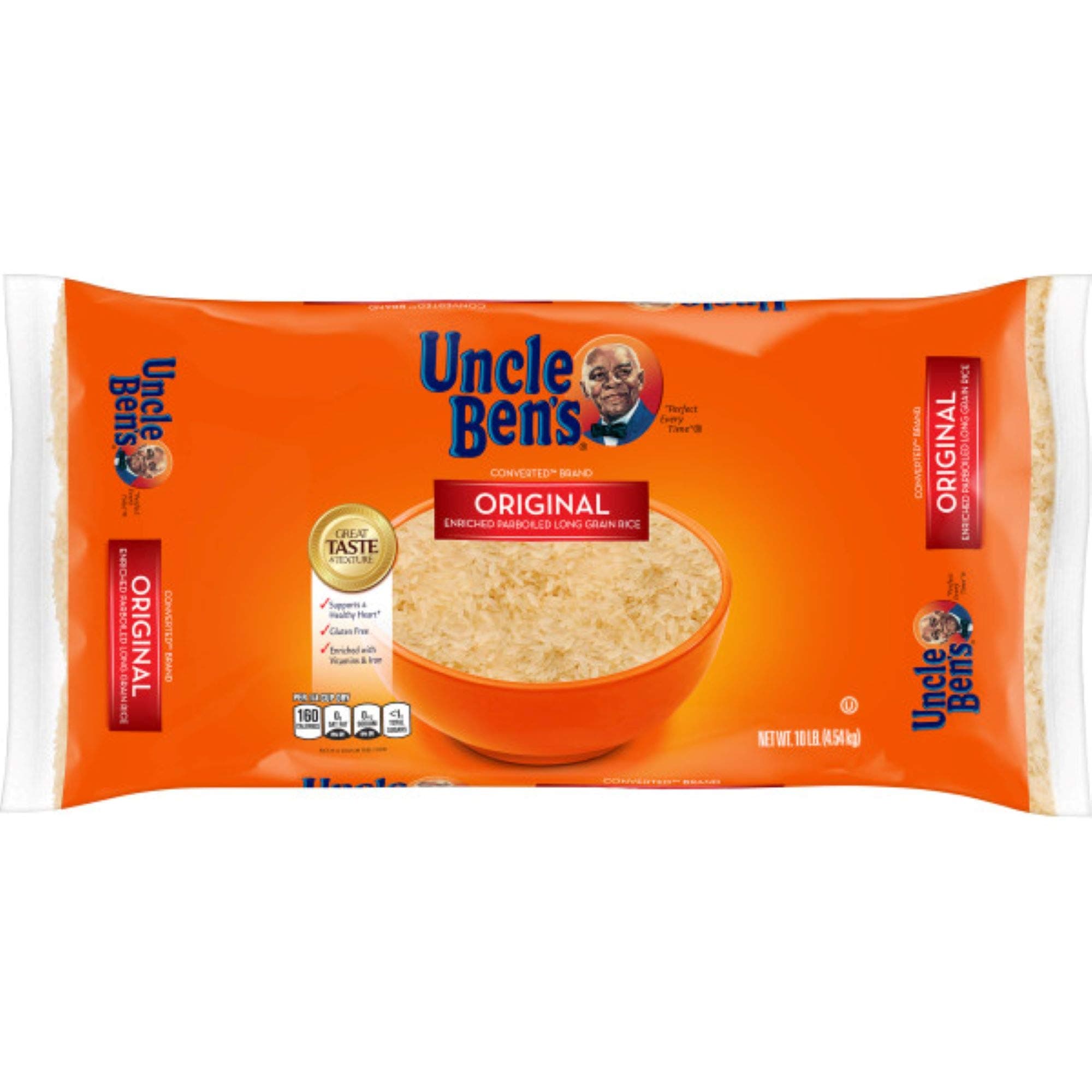 UNCLE BEN'S Original Long Grain White Rice, 10 Lb. (pack Of 2)