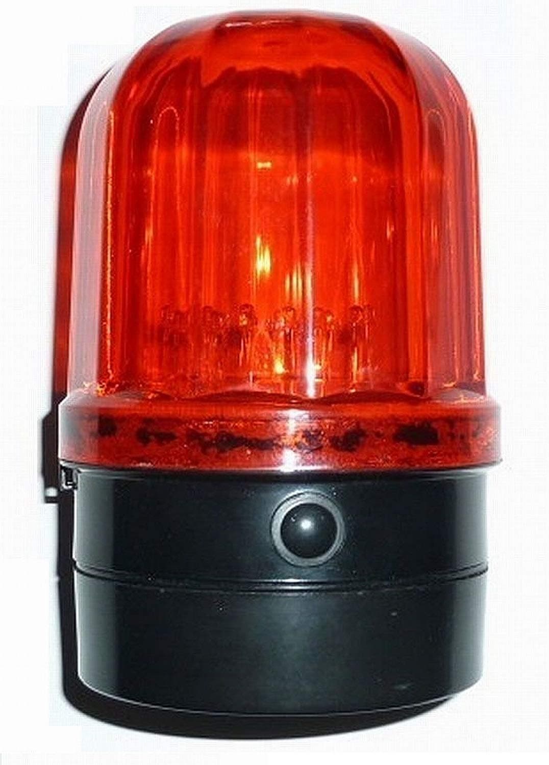 Diskpro, 6" High 12 Red LED Beacon Flashing Light, Magnetic Mount base, 2 D-size batteries required. Recommended for Indoor Alert light or party novelty use.