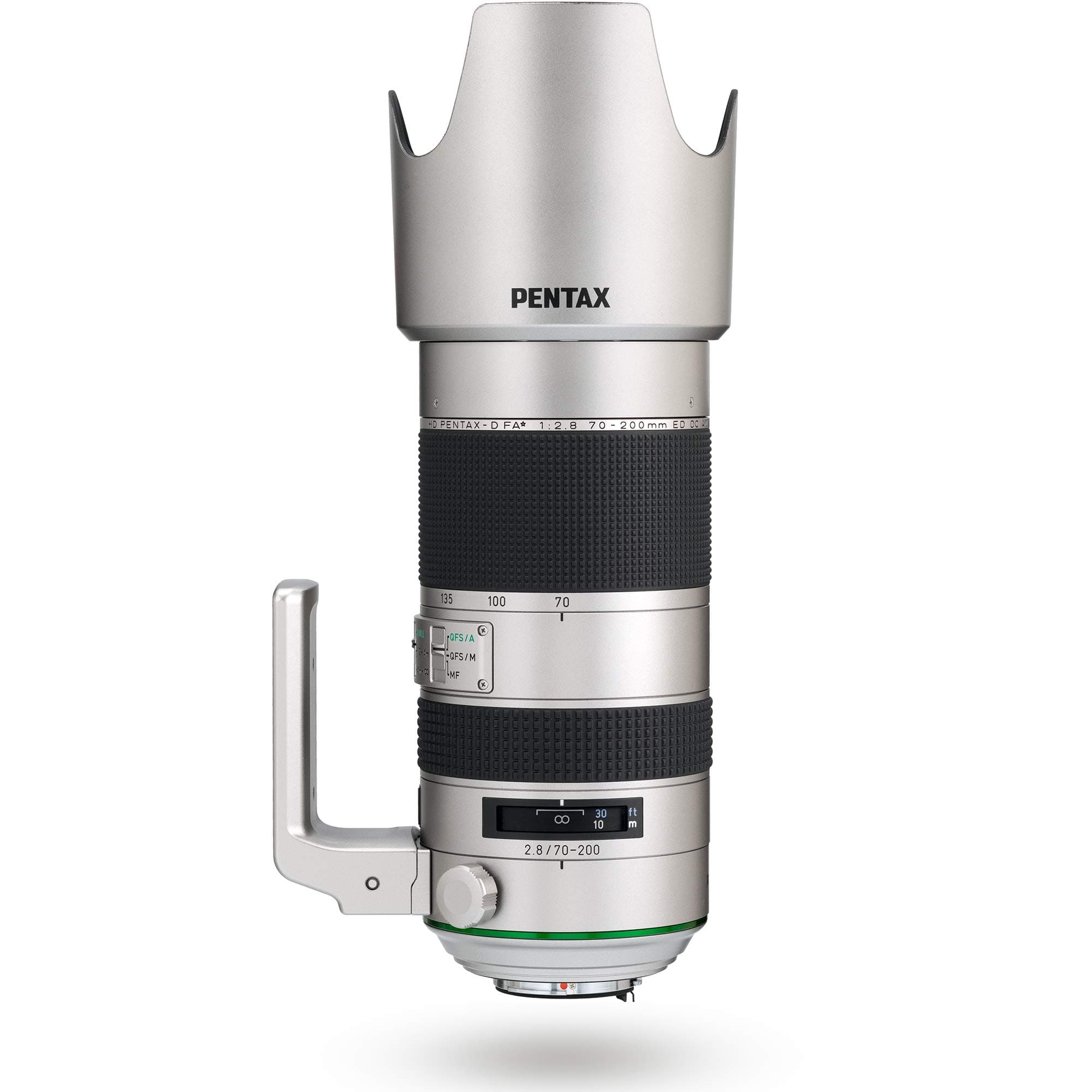 HD Pentax-D FA*70-200mmF2.8ED DC AW Silver Edition: Limited quantity Telephoto zoom lens for DSLR cameras feauring State-of-the art optical technology, High-resolution with All Weather construction
