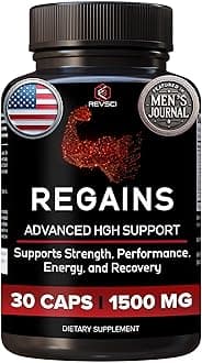 HGH Supplements for Men & Women - Regains Natural Anabolic Muscle Growth Building & Human Growth Hormone for Men, Muscle Builder for Men, Muscle Recovery Post Workout Supplement, 30 Protein Pills