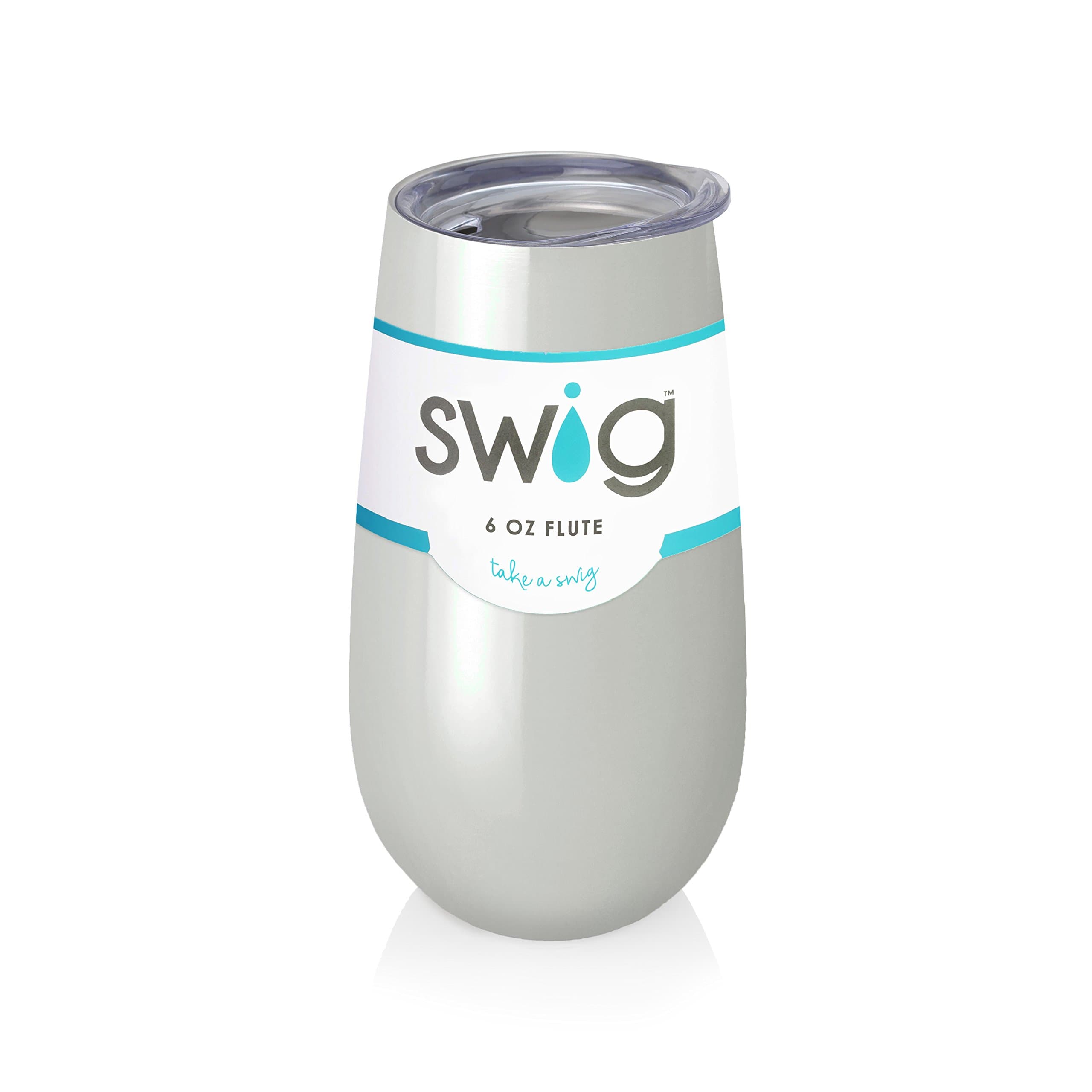 Swig 6oz Flute-Pearl