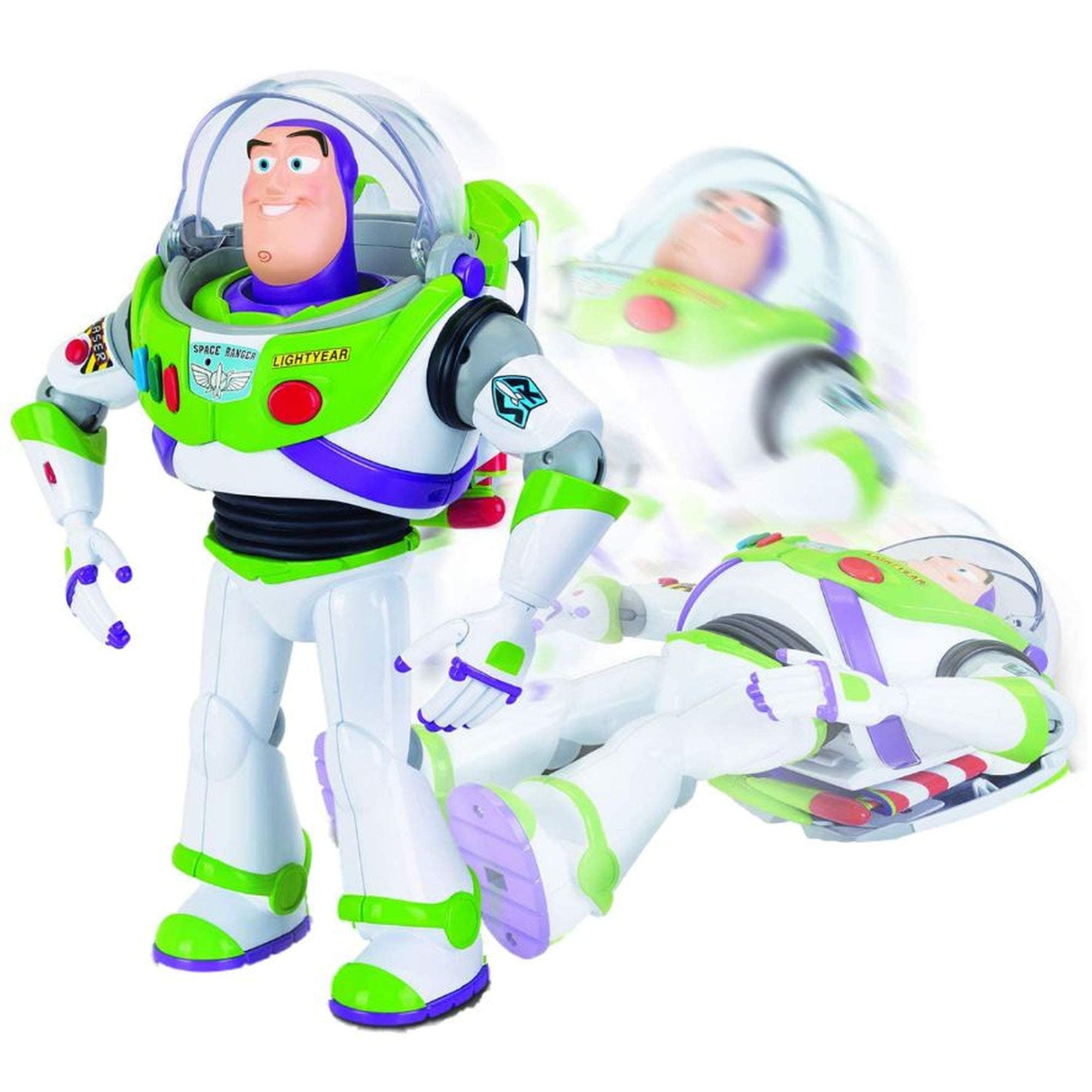 Toy Story 4 Disney Pixar Buzz Lightyear with Interactive Drop-Down Action
