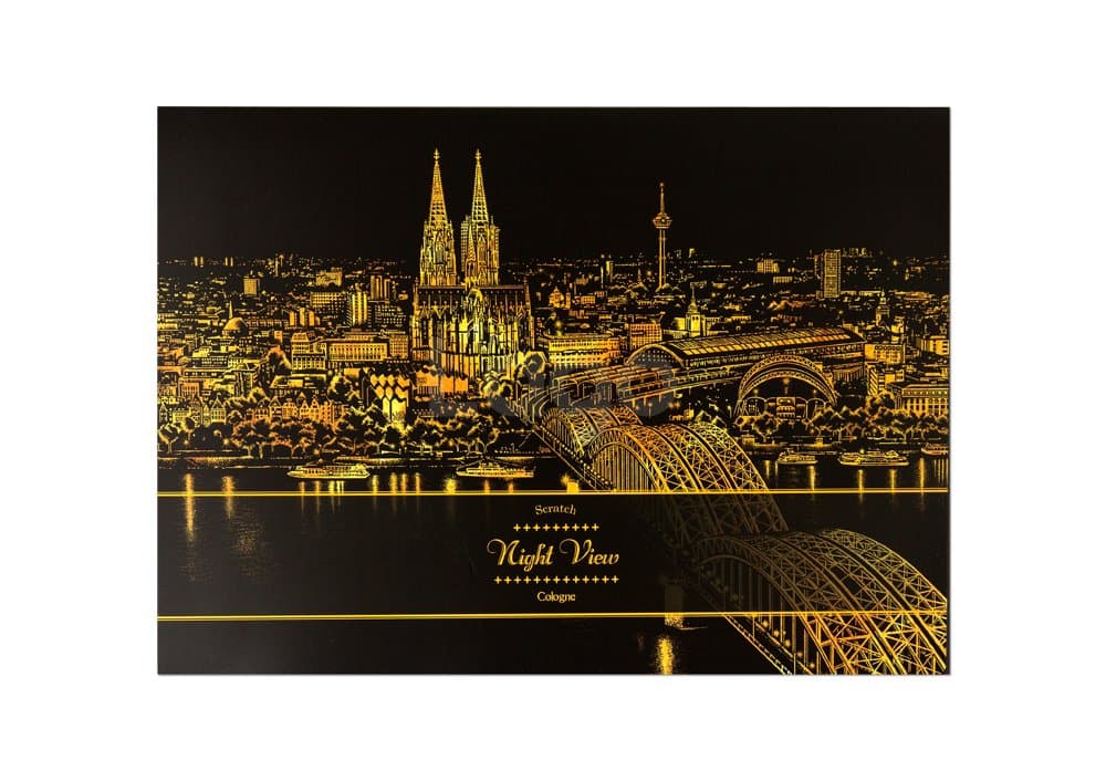 Lago Scratch Art Therapy- Night View (Cologne)