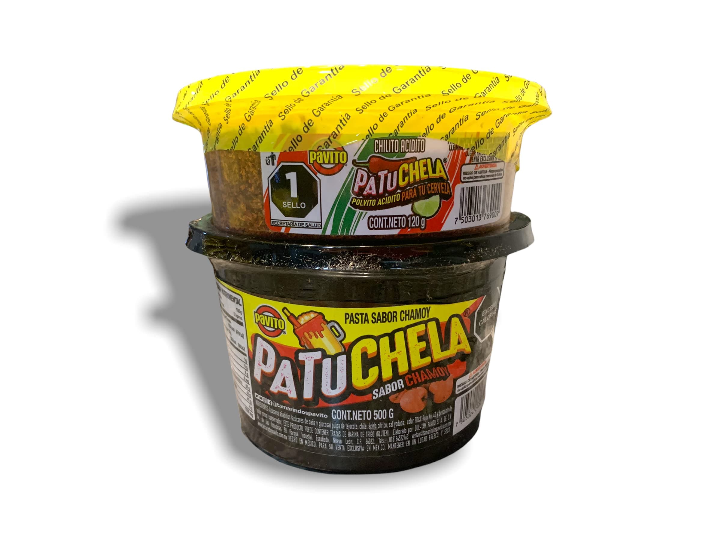 Pavito Pa Tu Chela CHAMOY 2 pack (1 Chamoy + 1 Polvito)