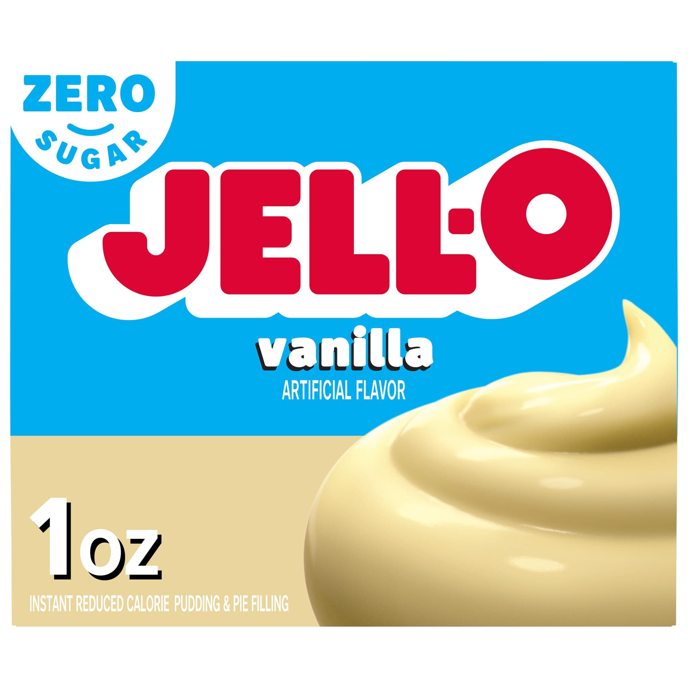 Vanilla Zero Sugar Instant Reduced Calorie Pudding & Pie Filling Mix, 1 oz. Box