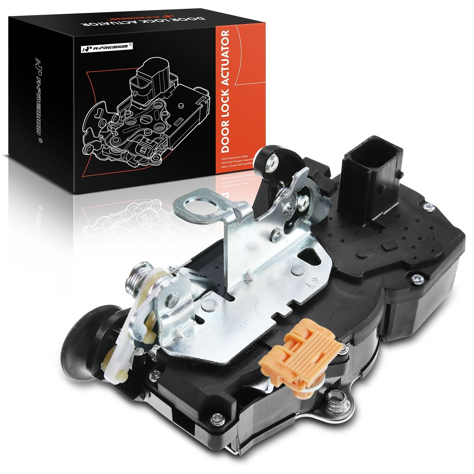 A-Premium Rear Left Driver Side Door Lock Actuator Compatible with 2007-2009 Chevrolet Chevy Tahoe & GMC Yuko & Cadillac Escalade