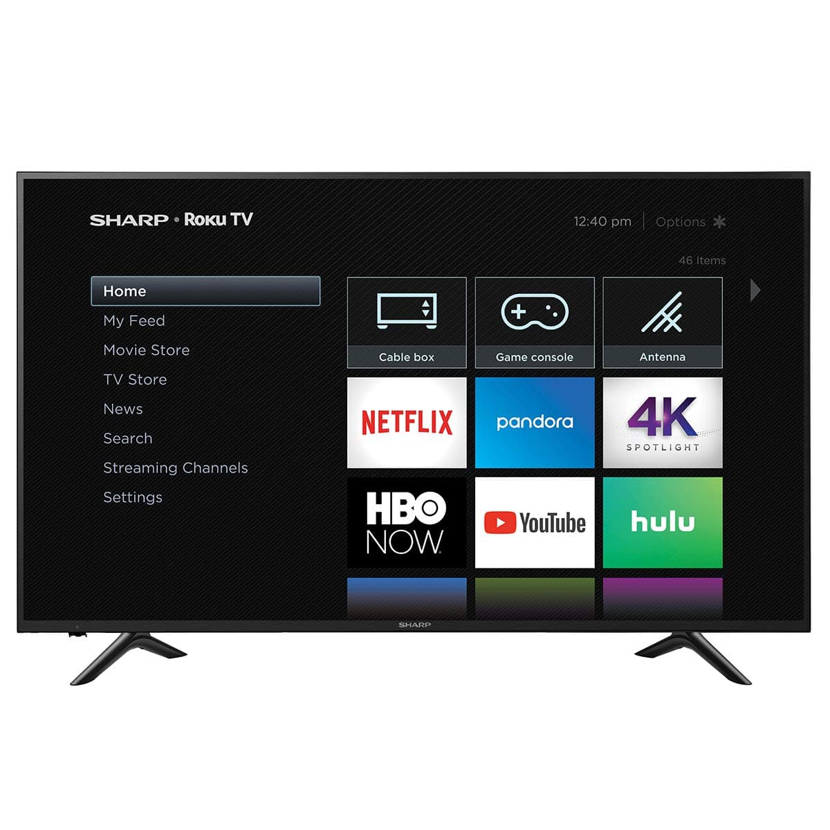 Sharp 65” Class 4K Ultra HD (2160P) Roku Smart LED TV 65Q7300U (Renewed)