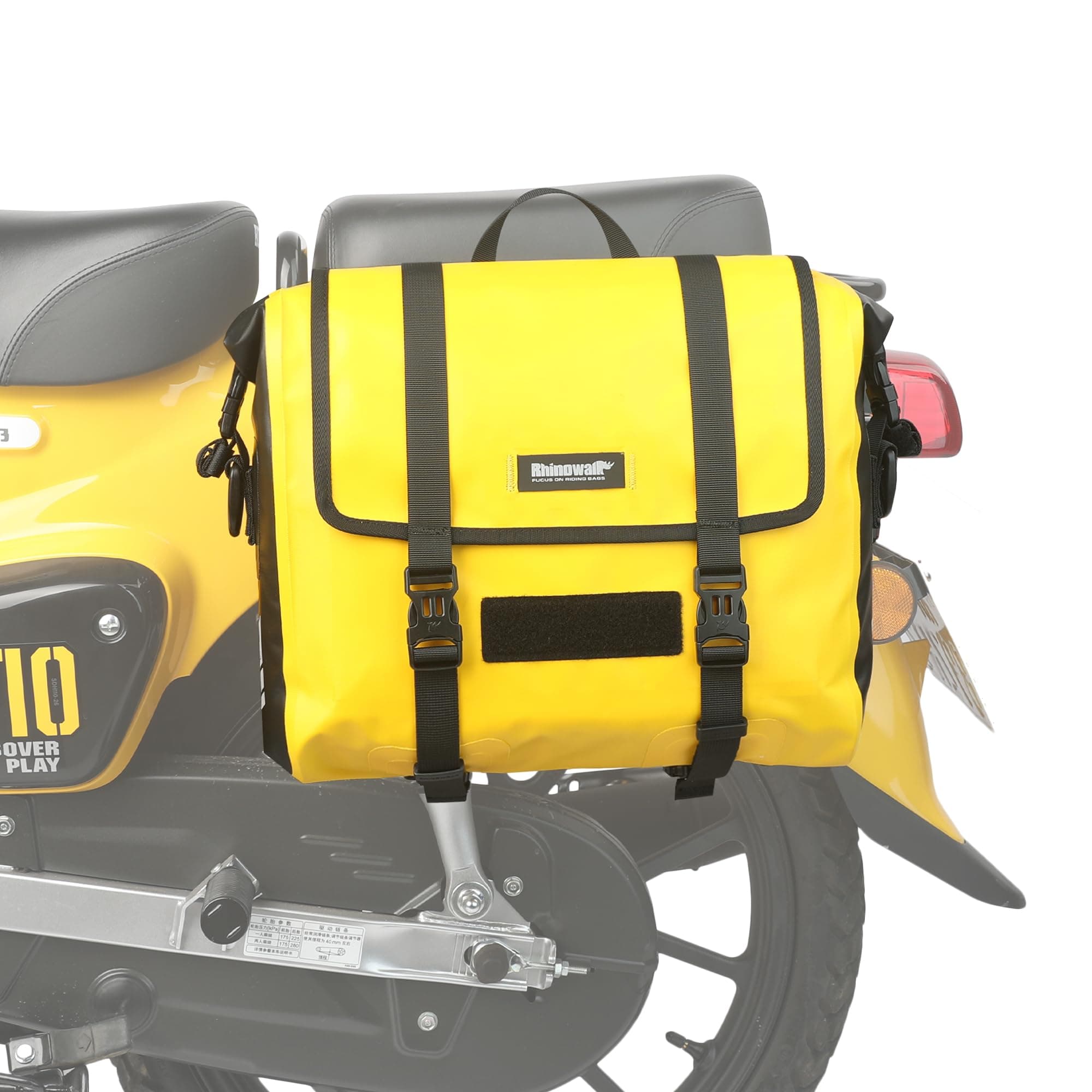 Motorcycle Saddle Bag Waterproof Saddlebags Quick Release 15L Motor Side Pannier Bag Motorcycle Accessory