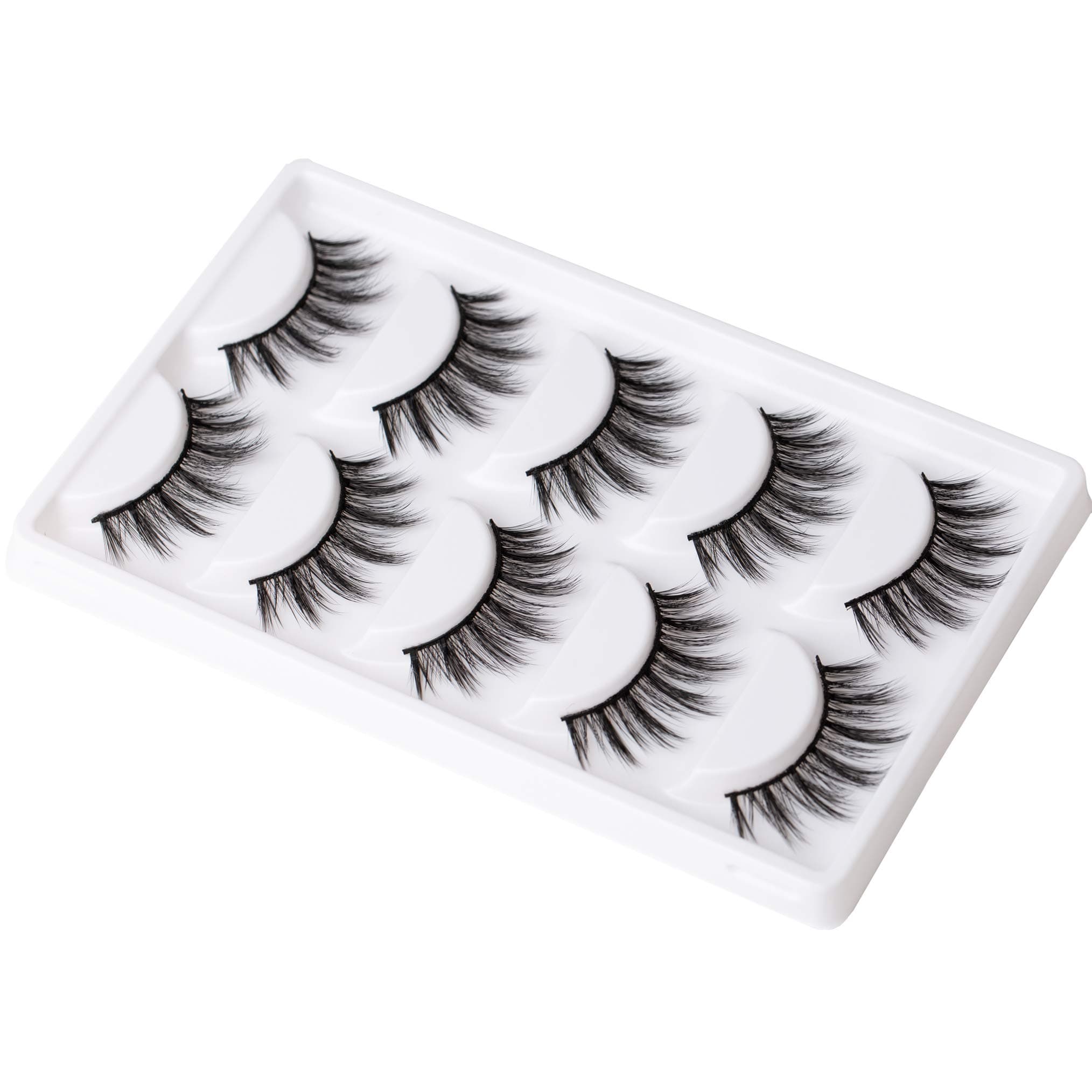 Arimika Full Volume 5D Faux Mink False Eyelashes- Fluffy Dramatic Lashes 5 Pairs
