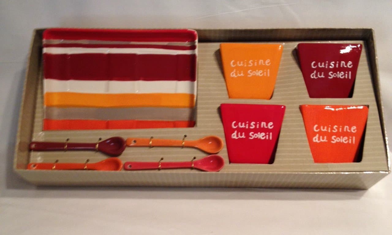 9 Piece Cuisine du Soleil Ceramic Set