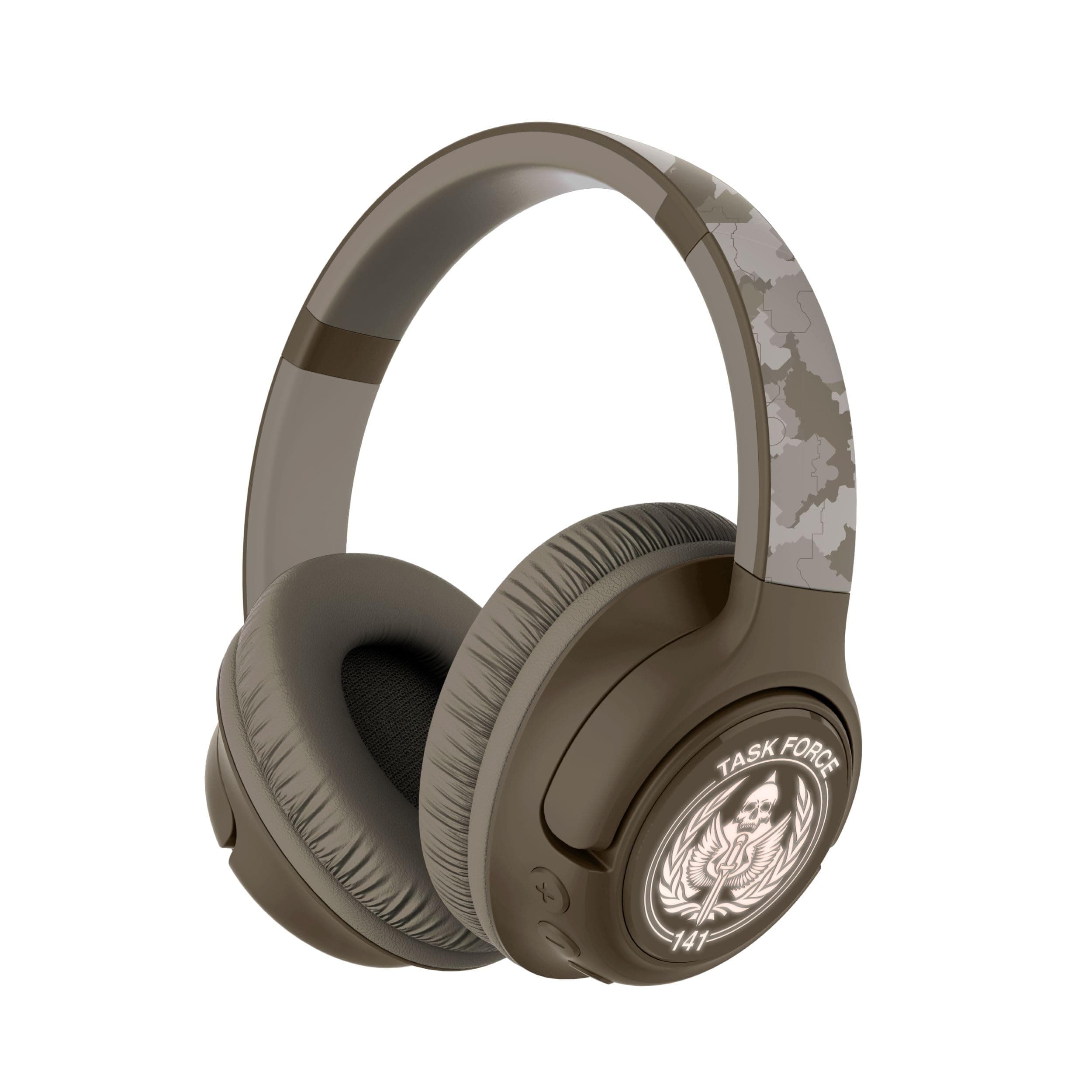 OTL Technologies COD290 Call of Duty LED Light Up Foldable Wireless Headphones Desert Sand Camo