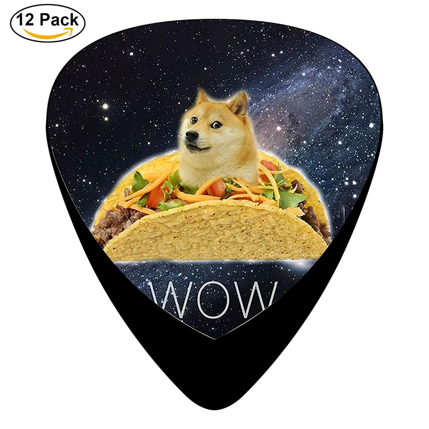 Space Doge Celluloid Electric Guitar Picks 12-pack