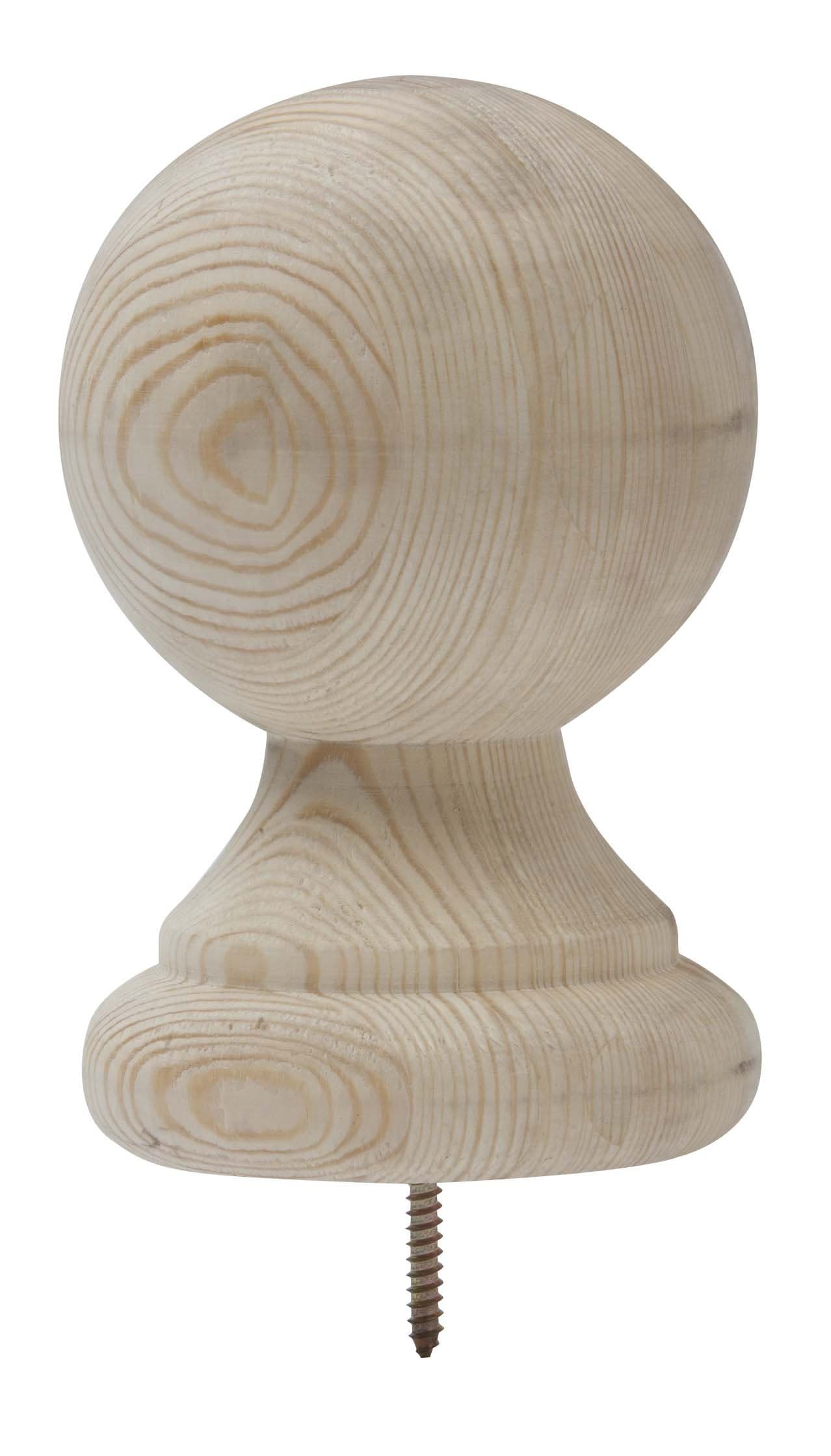 Outdoor Post Top Finial Pine 6 3/4"