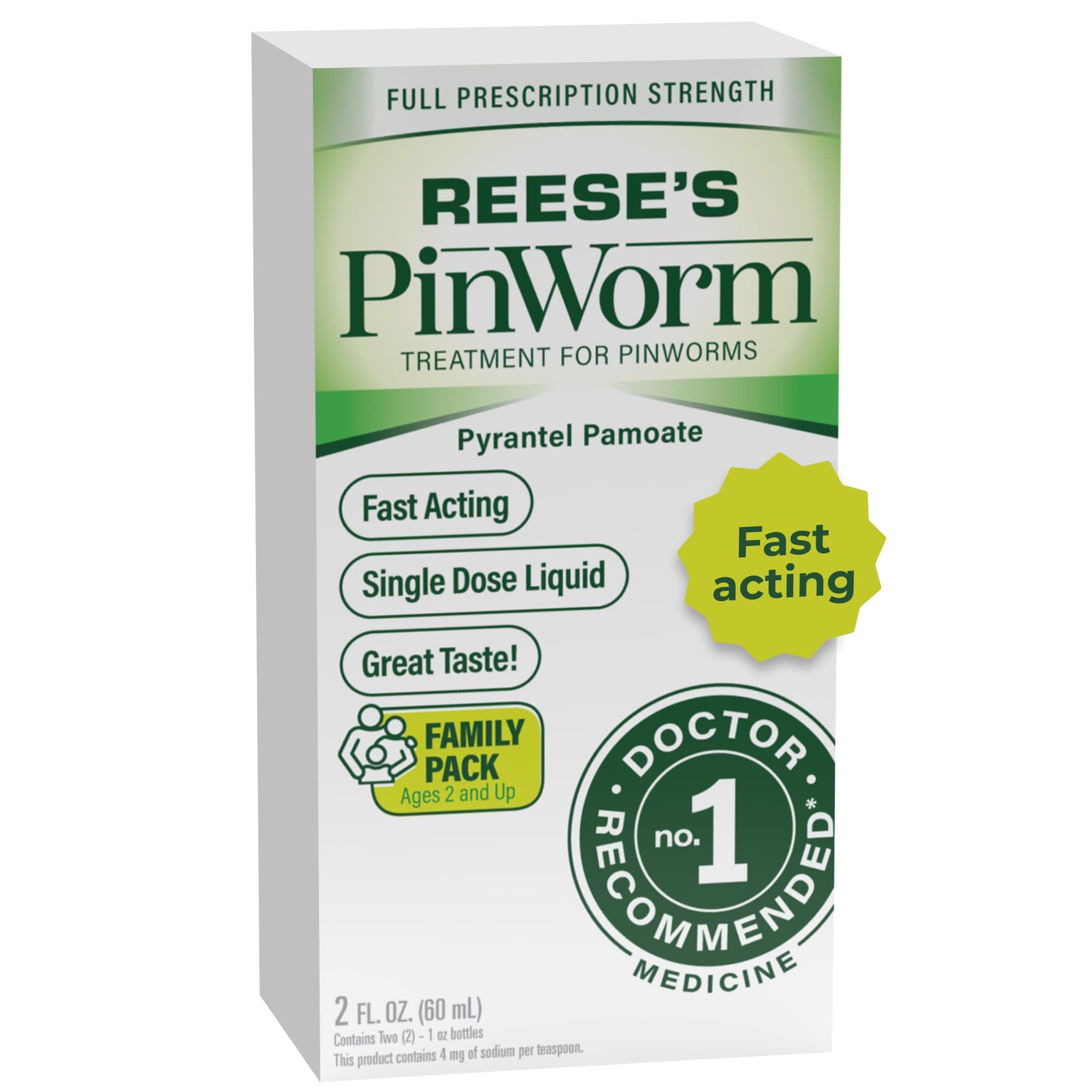 REESE'S PINWORM Pin Worm Medicine 2oz