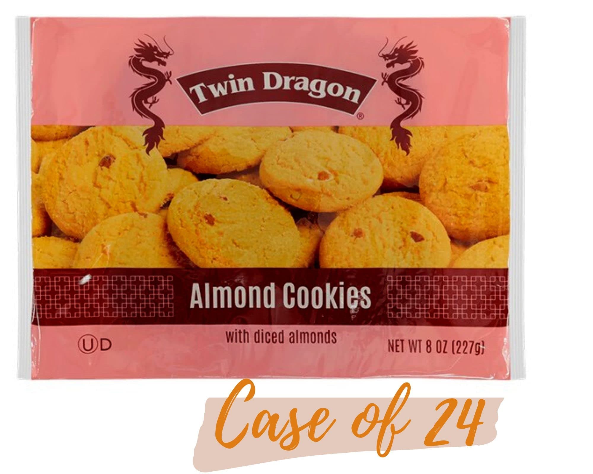 Twin Dragon, Almond Cookie, 8 Oz