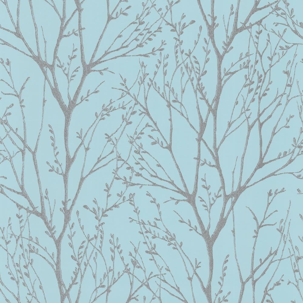 Shimmer Wallpaper Teal/Silver (ILW980006)