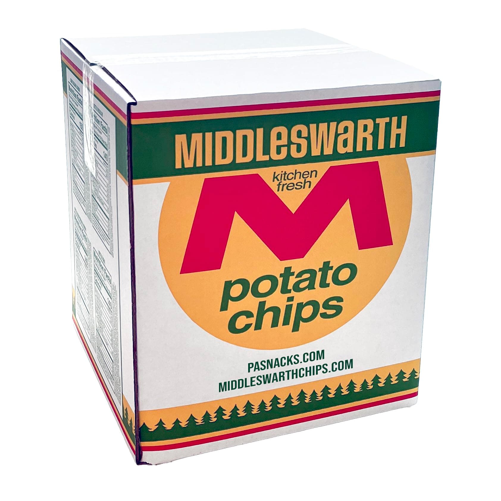 Middleswarth Hand Cooked Old Fashioned KET-L Potato Chips- 3 LB. Box