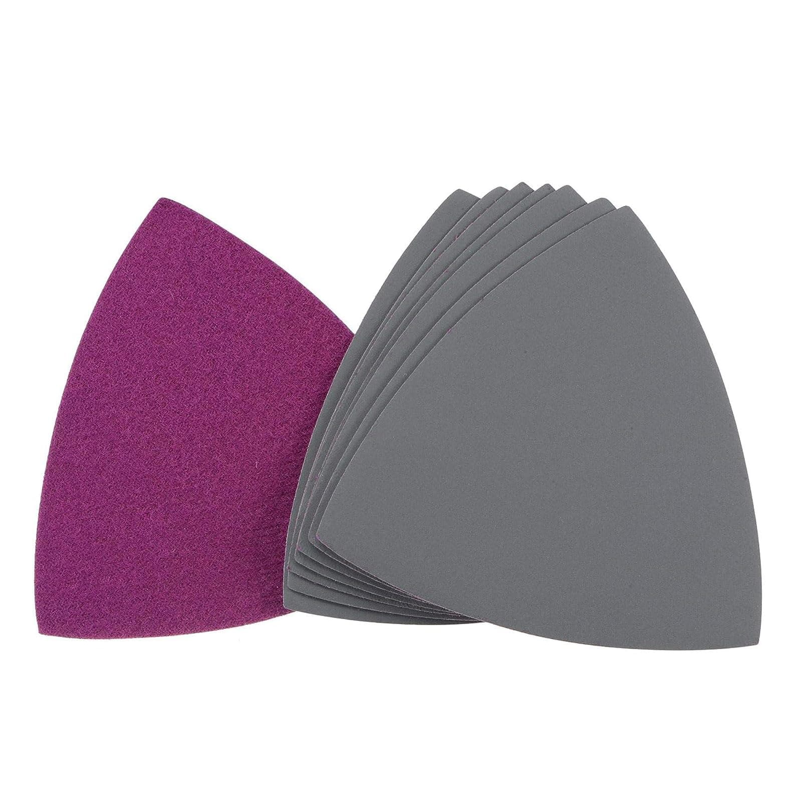 TA-VIGOR 8PCS 2000 Grit Triangle Sanding Pad, Silicone Carbide Hook and Loop Sanding Pads fit 3-1/2" Oscillating Multi-Tool, Electrostatic Sand Planting Triangle Sandpaper for Wet and Dry Use