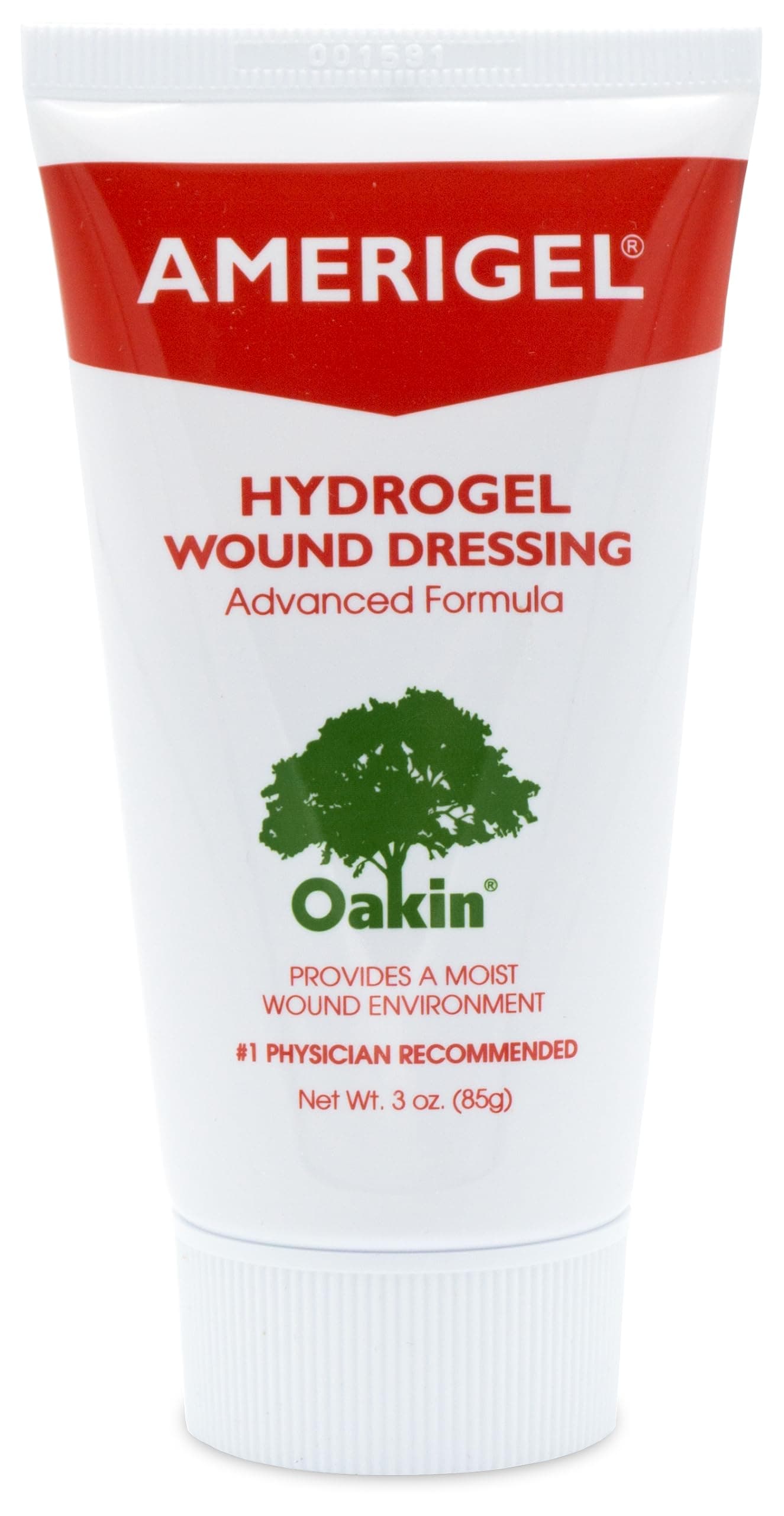 Hydrogel Wound Dressing (3 oz.) - Provides Moisture-Rich Healing Environment for Dry Wounds