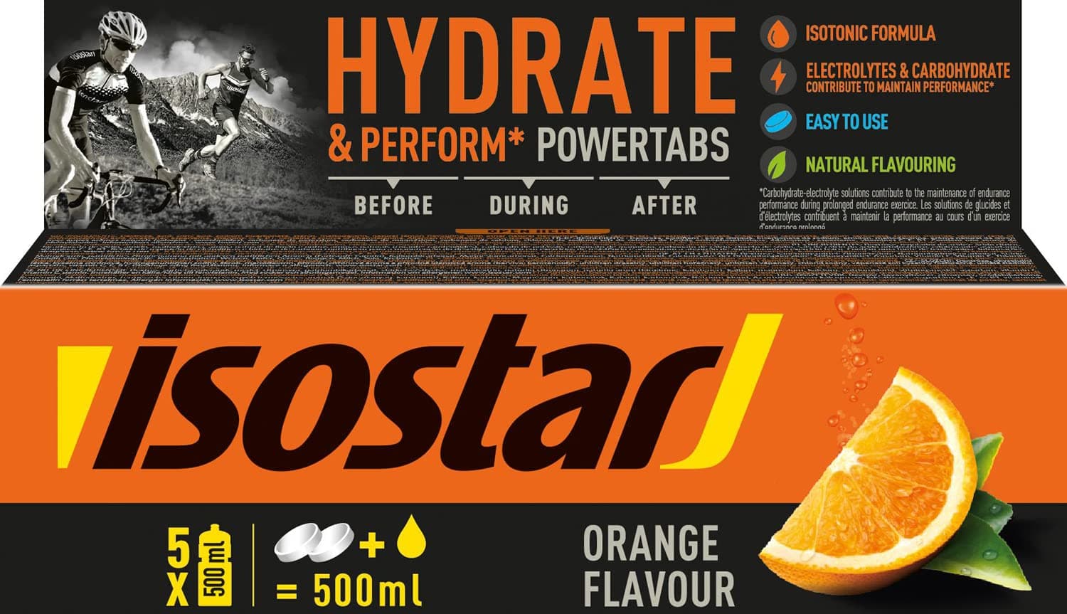 Isostar - ISOSTAR - Nutrition - POWERTABS FAST HYDRATATION Orange