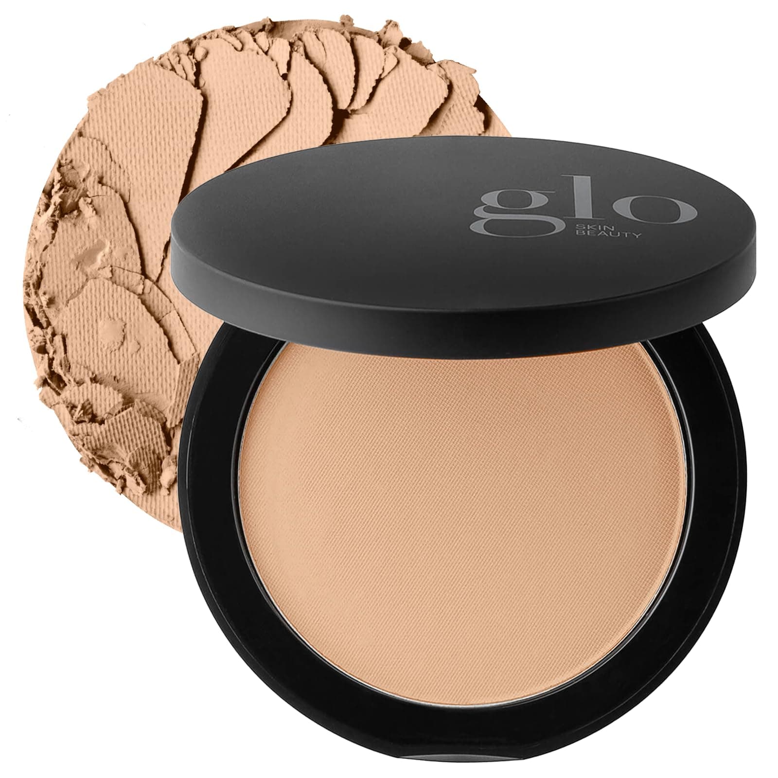 Pressed Base Powder Foundation Makeup (Honey Light) - Flawless Coverage for a Radiant Natural, Second-Skin Finish