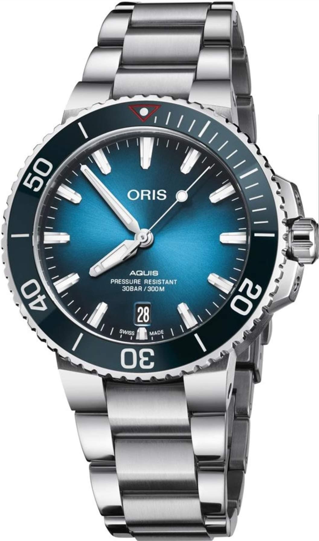 Oris Clean Ocean Limited Edition Blue Gradient Dial Watch. 01 733 7732 4185-Set