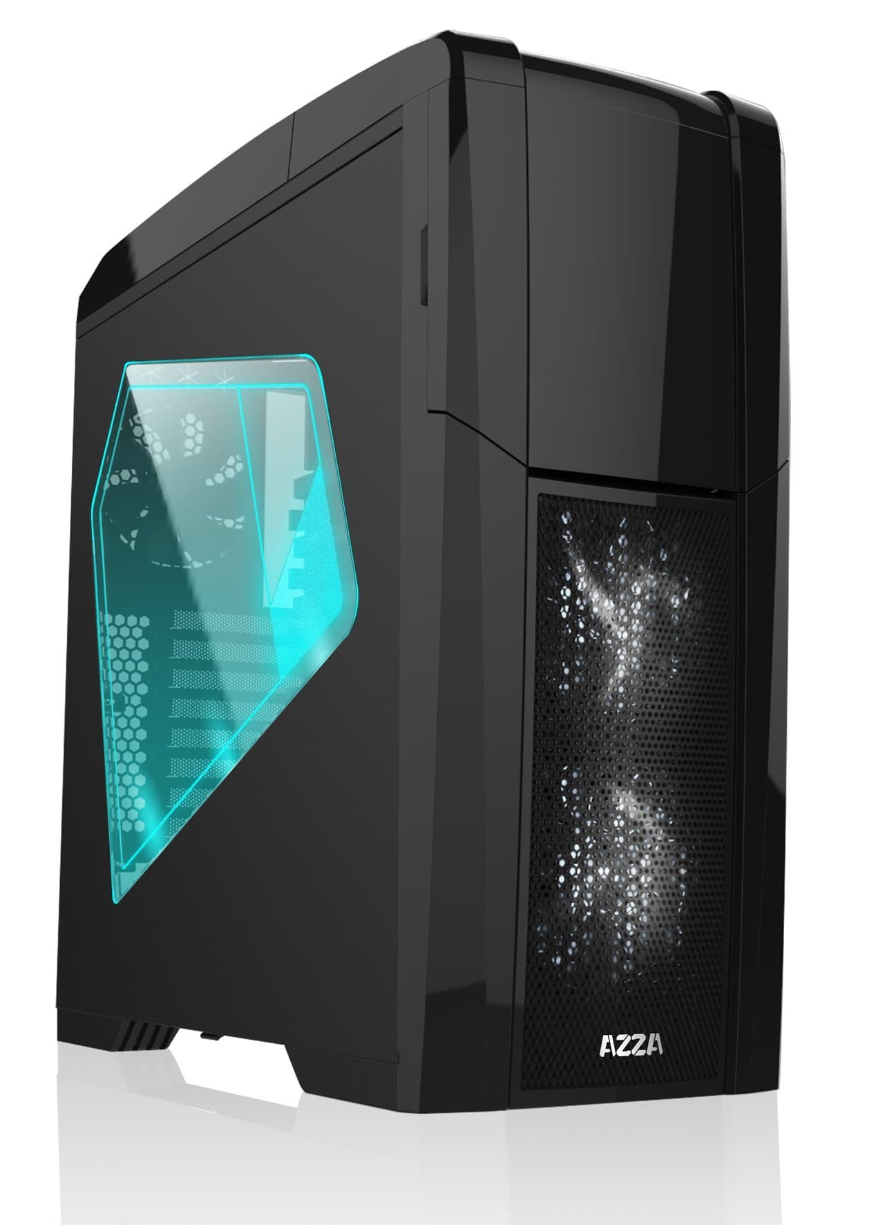Azza Taurus 5000 Gaming Full Tower Case, Black CSAZ-5000B-E Taurus