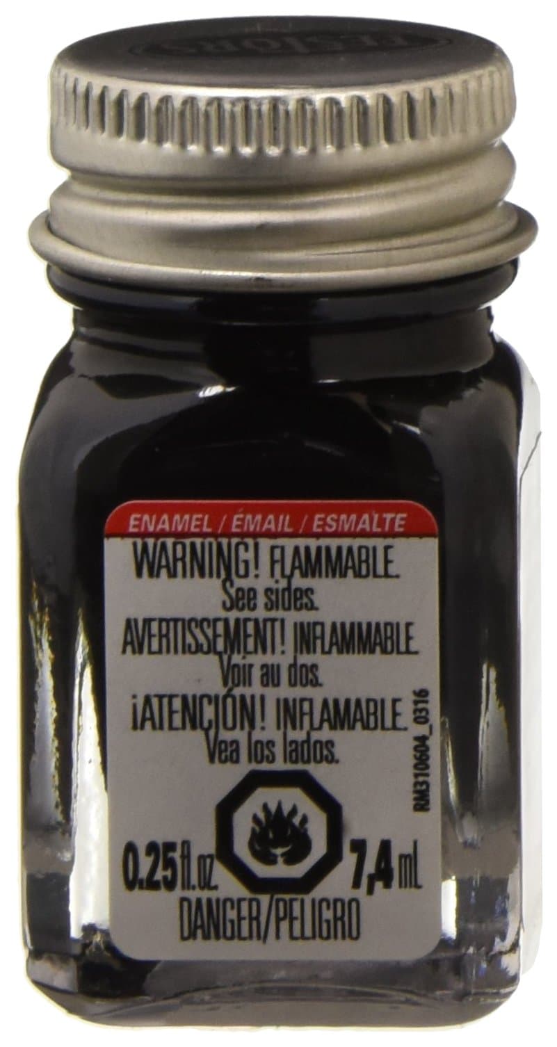 Testors Gloss Black Enamel Paint