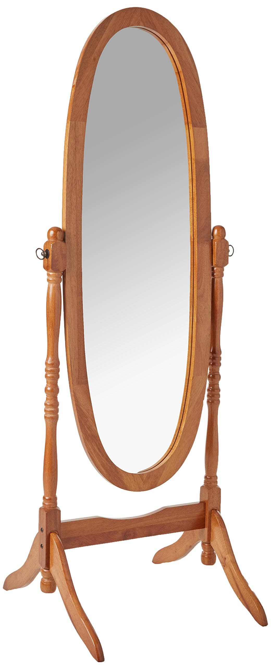 Crown Mark Cheval Mirror, Oak by Crown Mark