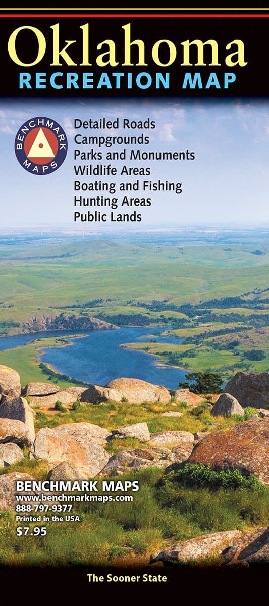 Oklahoma Recreation Map (Benchmark Maps)