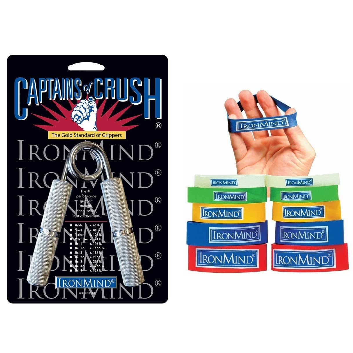 Two-Way COC Grip Set: COC Trainer Gripper and Expand-Your-Hand Bands