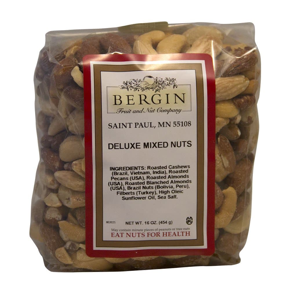 Deluxe Mixed Nuts, Roasted & Salted, 16 oz