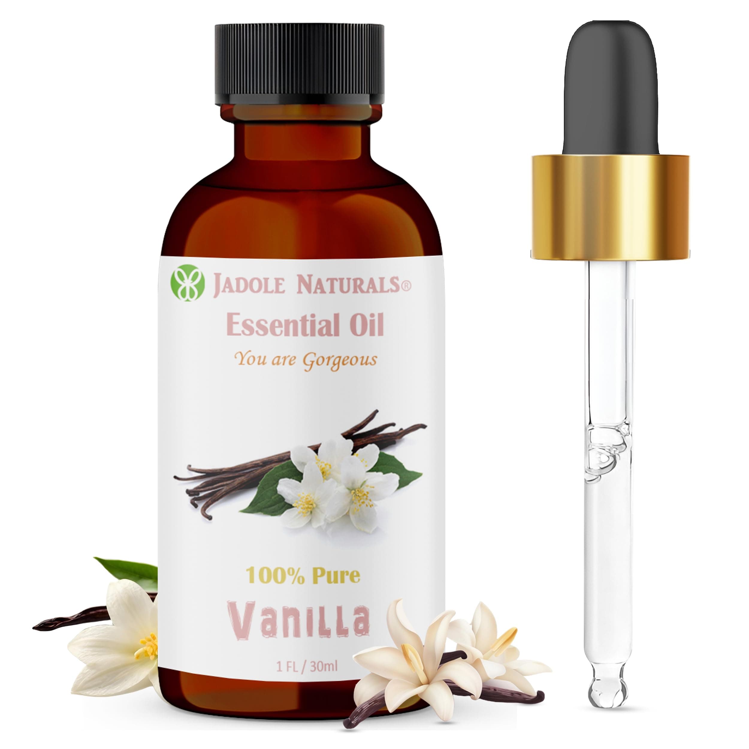 Vanilla Essential Oil - 30ml | Ideal for DIY, Aromatherapy Diffuser, Humidifier, Relaxation, Nourishes Skin, Hair & Face, Antioxidant, Stress Relief | Natural & Pure